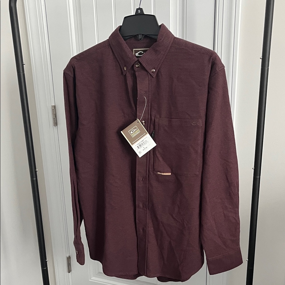 NWT Drake long sleeve men’s shirt